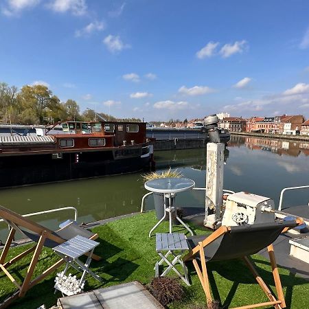 Appartement marinier dans Péniche Louise Michel Douai Exterior foto